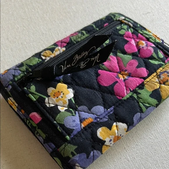 Vera Bradley Euro Wallet in the "Wildflower Garden" pattern - Picture 1 of 5